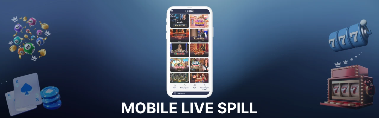 Mobile live spill hos lilibet