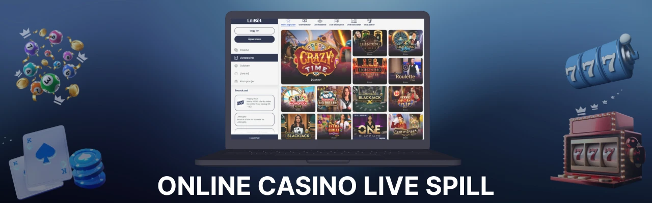 Online casino live spill
