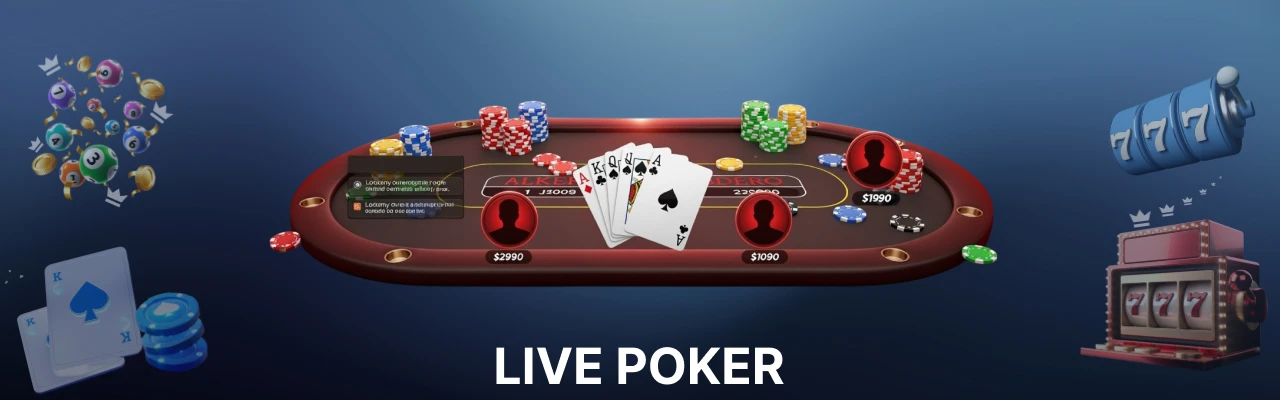 Online casino live poker hos lilibet