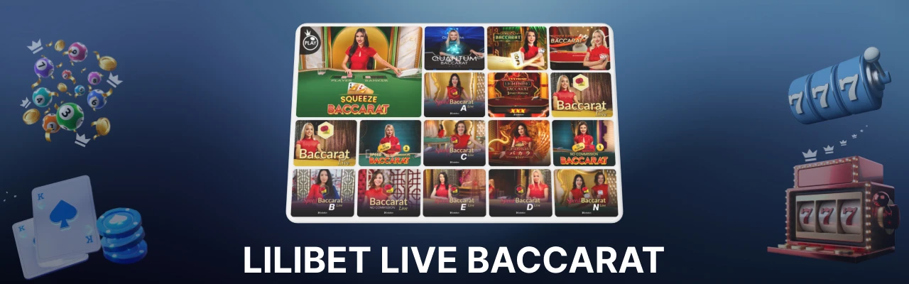 Spille lilibet live baccarat