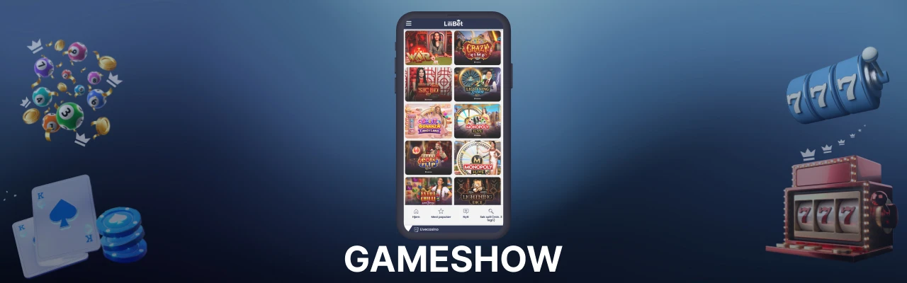 Lilibet live casino gameshow