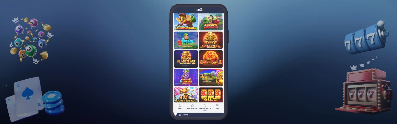 Lilibet pragmatic play spill på mobile