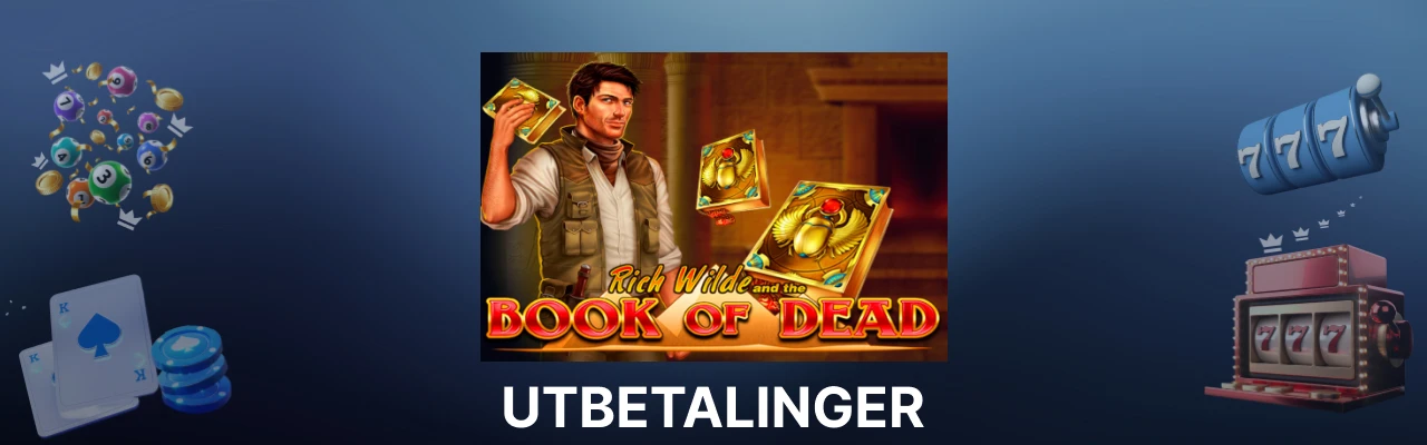 Utbetalinger og gevinstlinjer hos book of dead