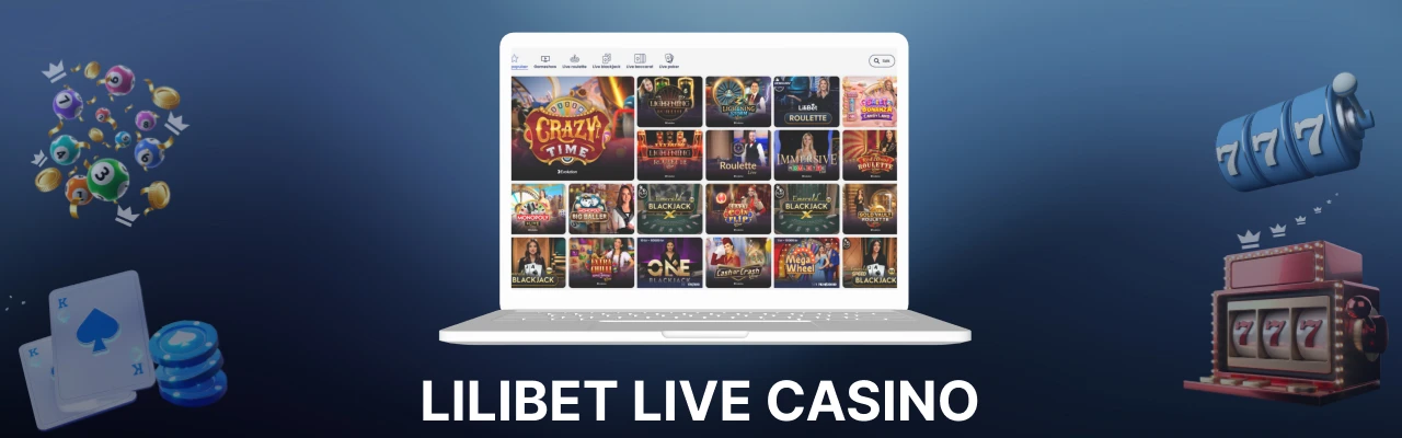 Lilibet live casino i norge