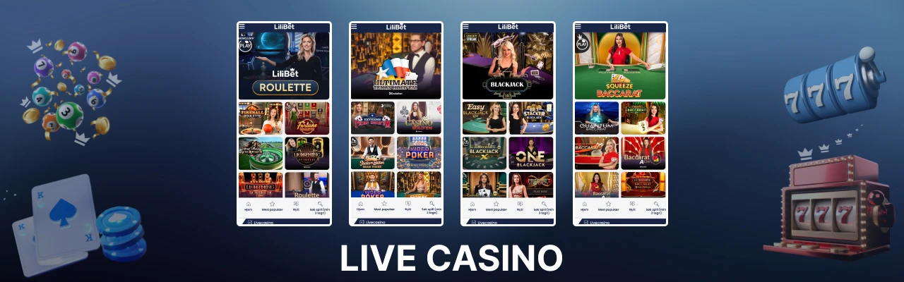 Lillibet live casino